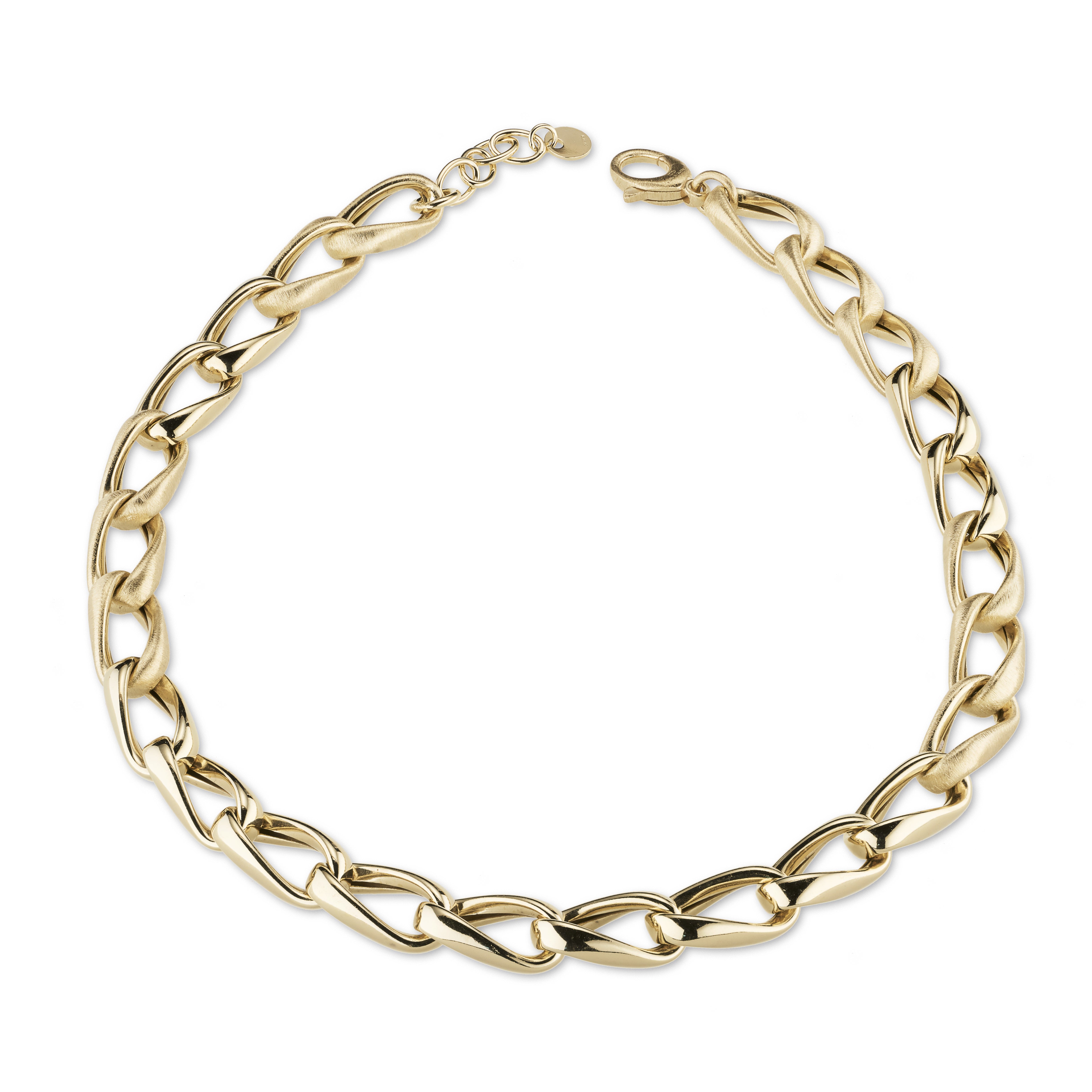 Collana Divina Donna in Argento 925 Oro 24KT - Design Artigianale Italiano