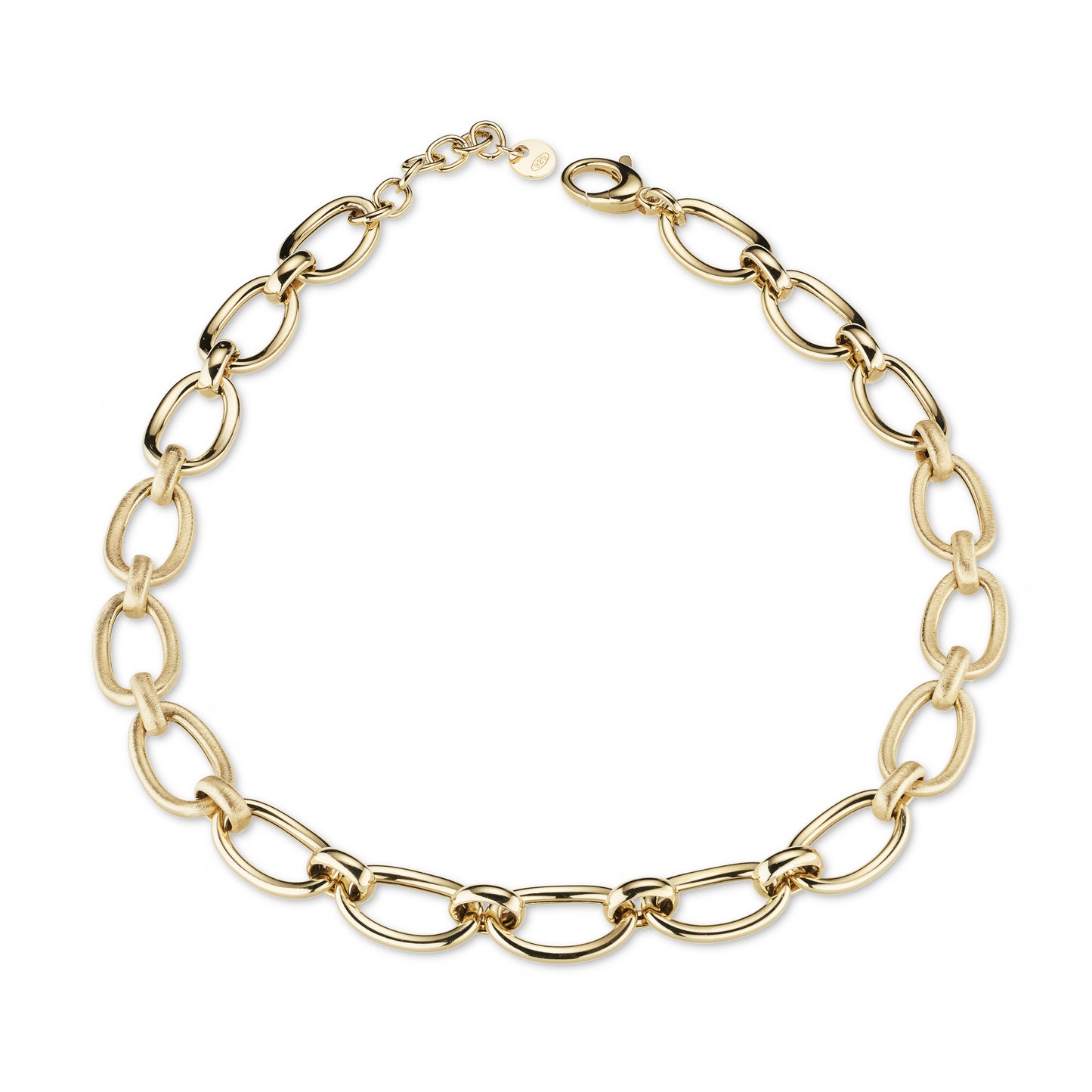 DIVINA | Girocollo donna in Argento 925 e Laminatura in Oro 24kt a spessore.