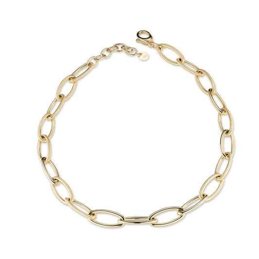 DIVINA | Girocollo donna in Argento 925 e Laminatura in Oro 24kt a spessore