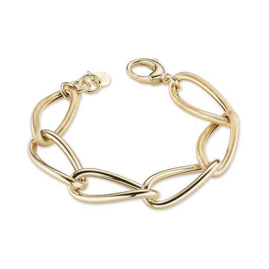 BRACCIALE DIVINA IN ARGENTO 925 LAMINATO IN ORO 24KT A SPESSORE