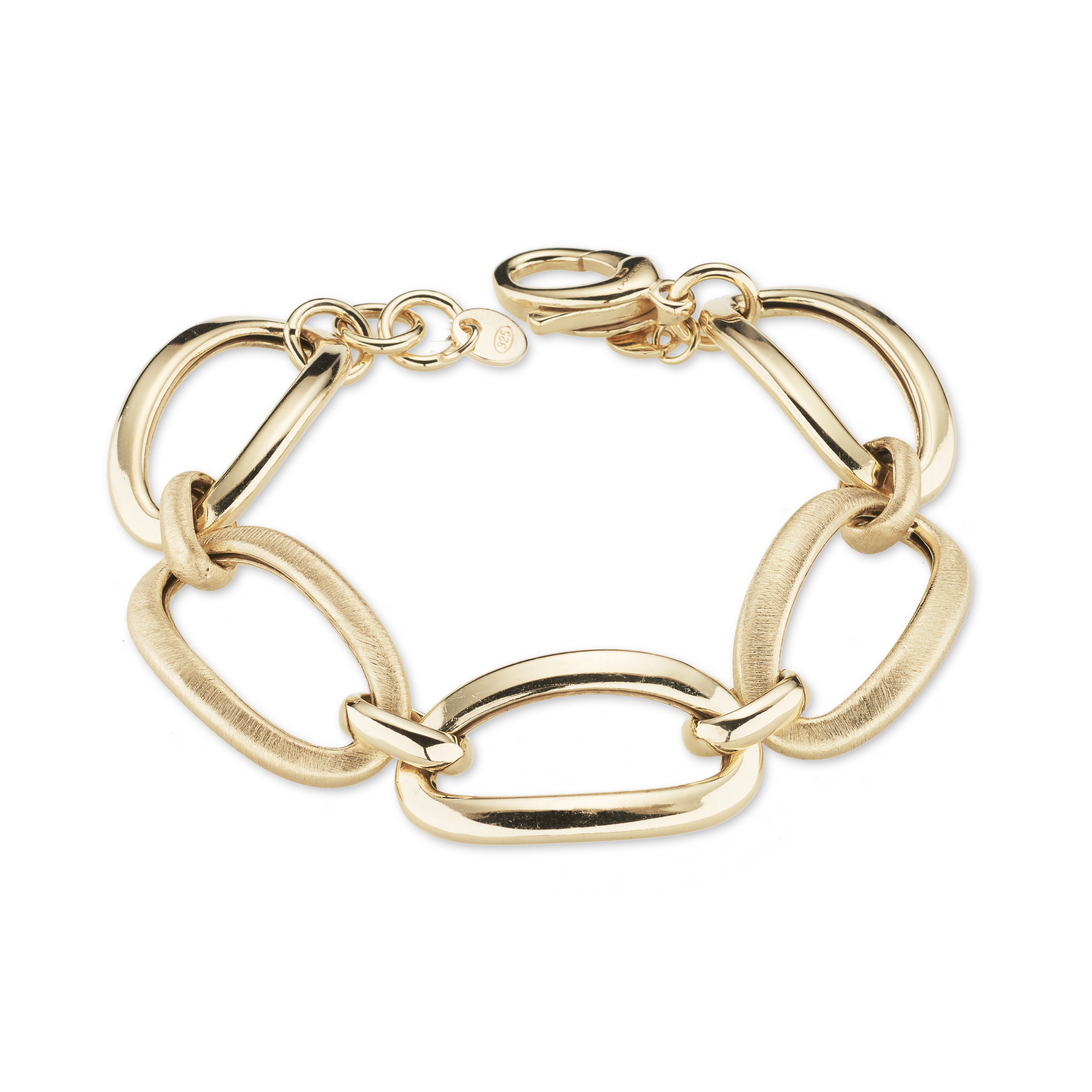 Bracciale Divina in Argento 925 Laminato in Oro 24KT – Lusso Italiano