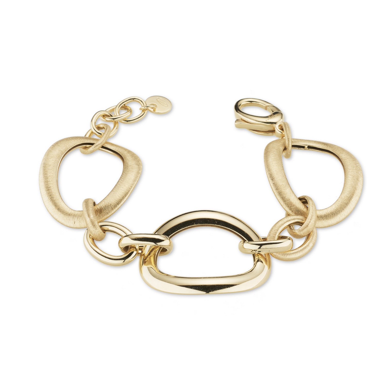 BRACCIALE DIVINA IN ARGENTO 925 LAMINATO IN ORO 24KT A SPESSORE