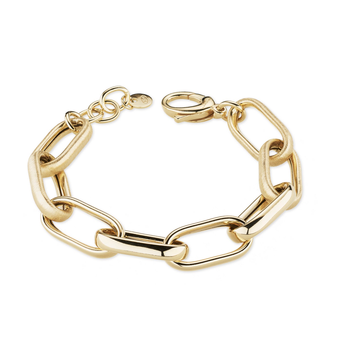 BRACCIALE DIVINA IN ARGENTO 925 LAMINATO IN ORO 24KT A SPESSORE