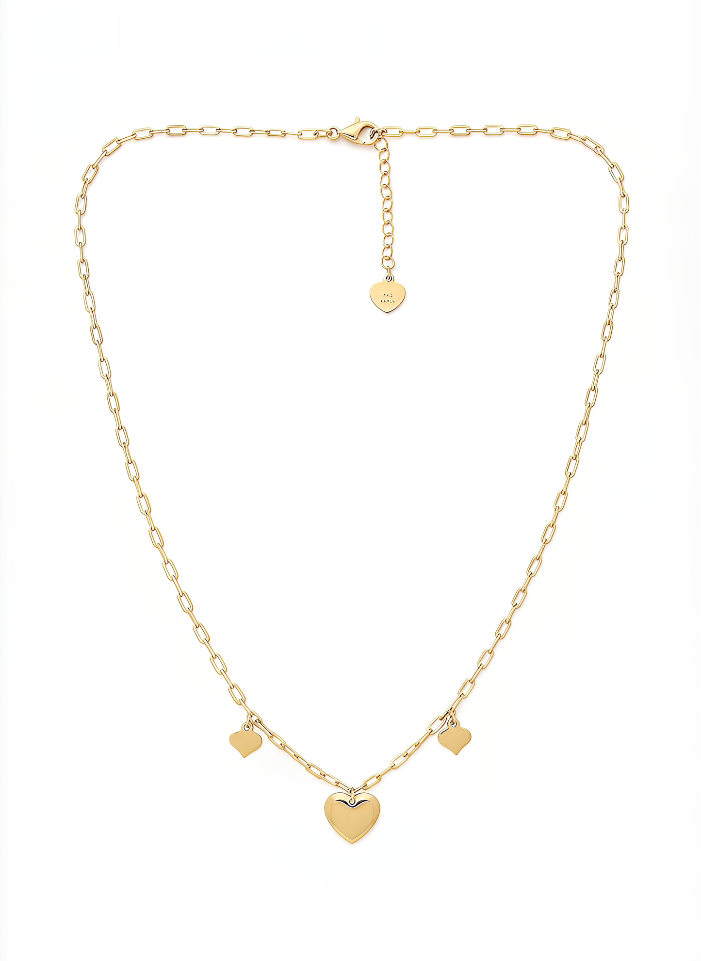 Collana Charlene Cuori – Argento 925 Laminato Oro 24KT